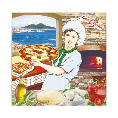 SCATOLA PIZZA 32,5X32,5 VSV'CALDA PIZZA'